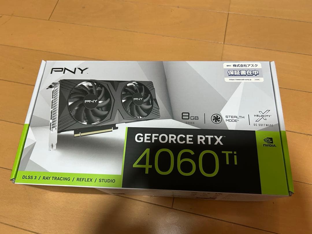 PNY RTX4060Ti 8G グラフィックボード