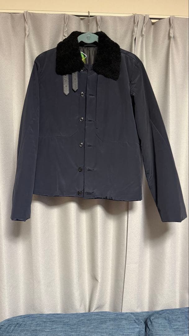 Paul Smith ネイビー ムートン襟ジャケット