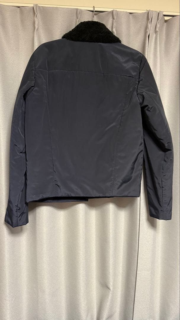 Paul Smith ネイビー ムートン襟ジャケット