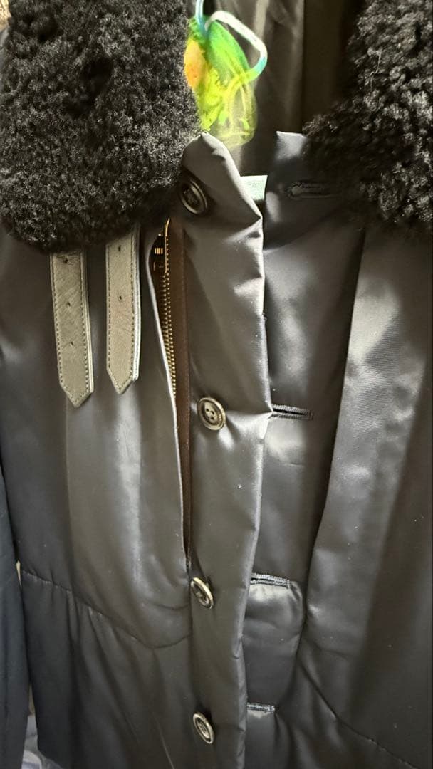 Paul Smith ネイビー ムートン襟ジャケット