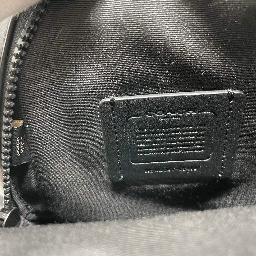 L*4様 COACH PVC ボディバッグ　ブラック