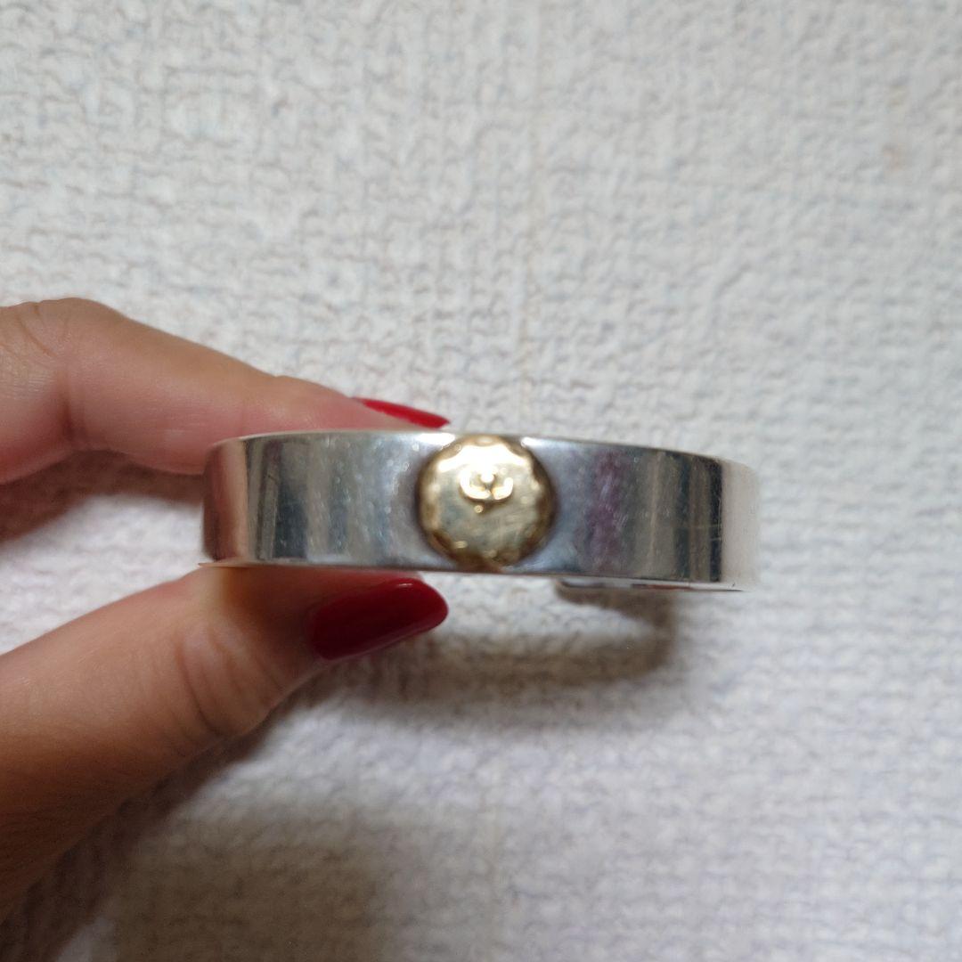 シルバー ゴールド オープンバングル