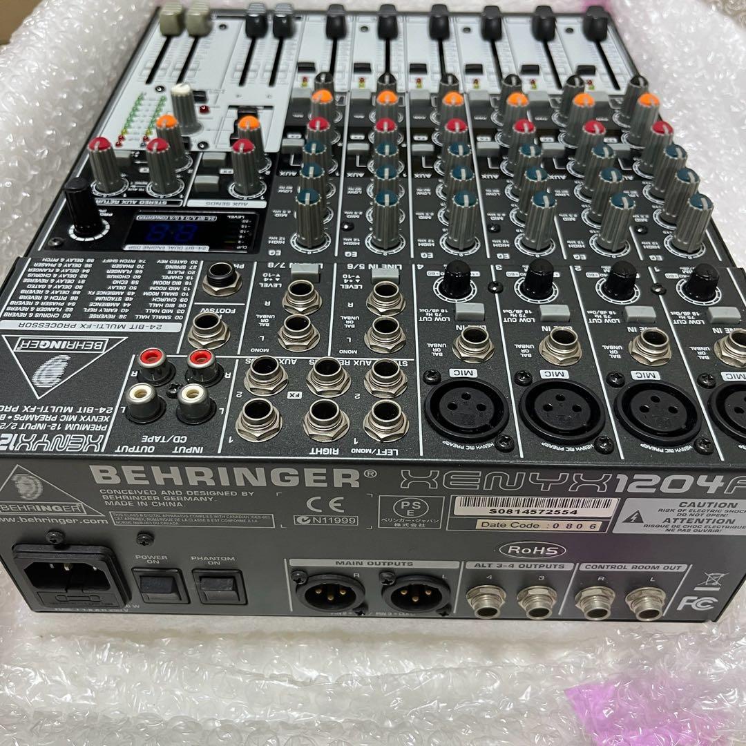 BEHRINGER ベリンガー　ミキサー XENYX 1204FX