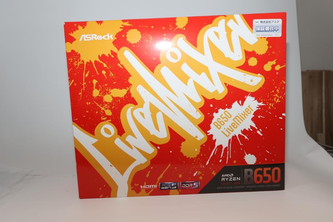 【修理上がり品・未使用】ASRock B650 LiveMixer マザーボード