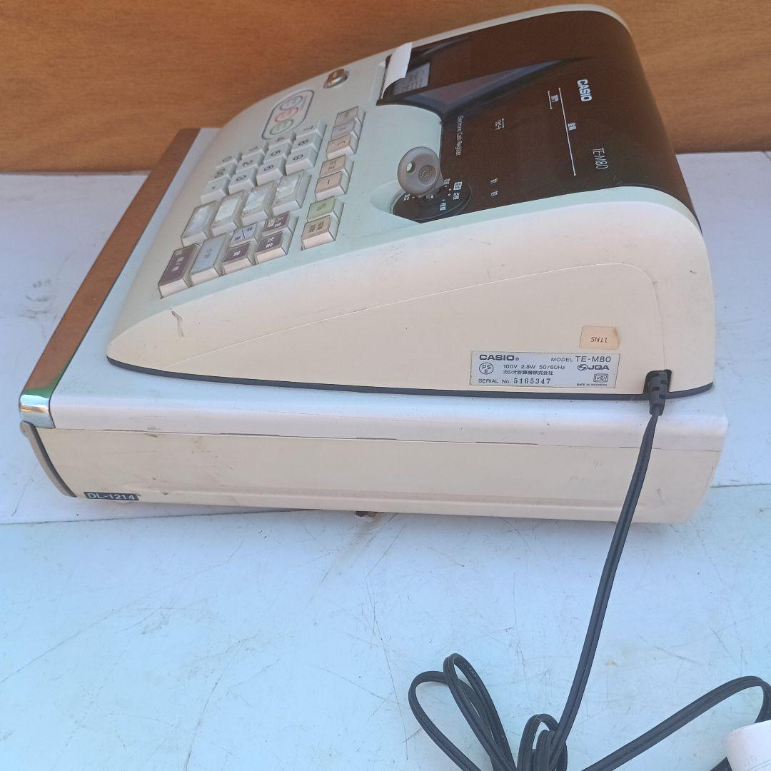 ツ*ー様 3662）CASIO TE-M80 電子レジスター