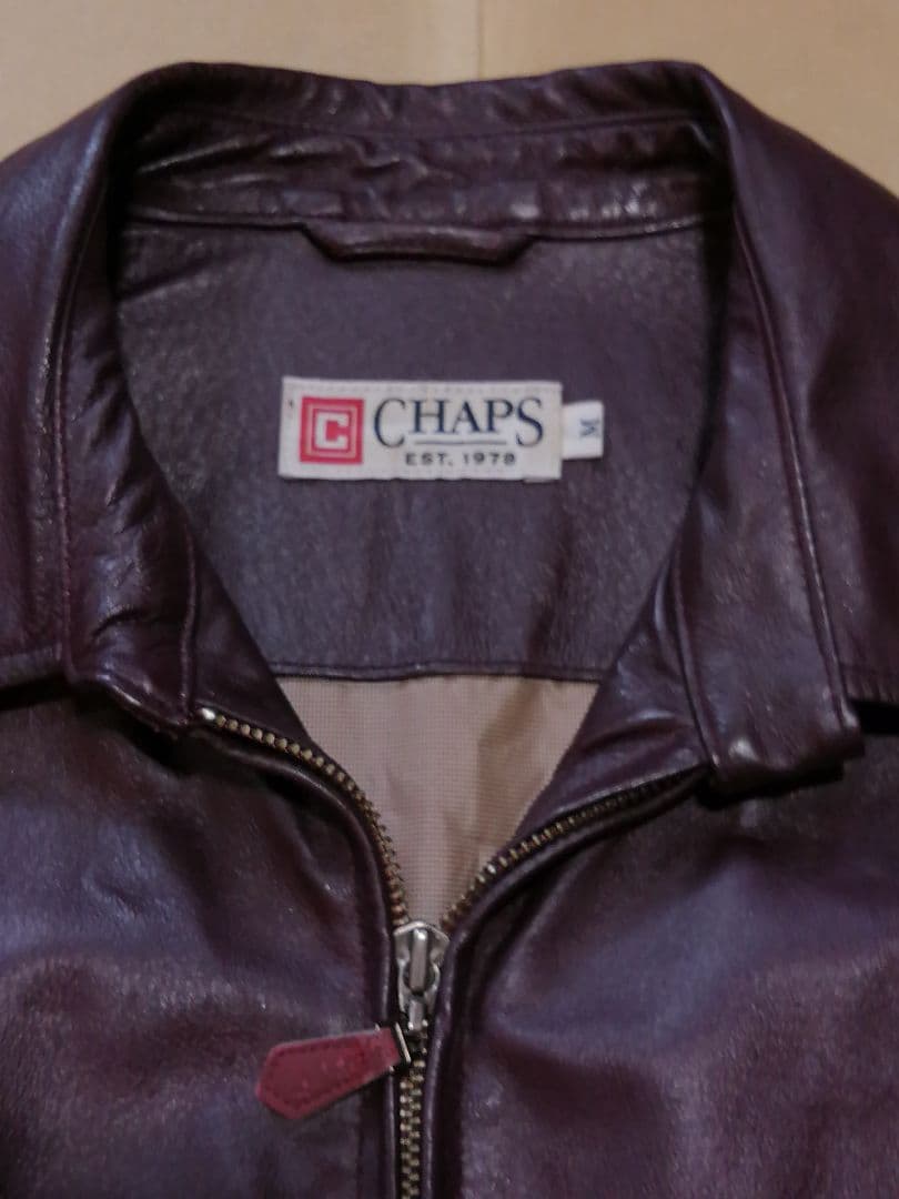 に*た様 90's CHAPS Mサイズ　本革G4ジャケット　box fit