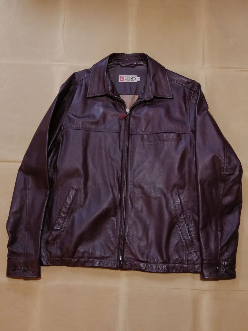 に*た様 90's CHAPS Mサイズ　本革G4ジャケット　box fit