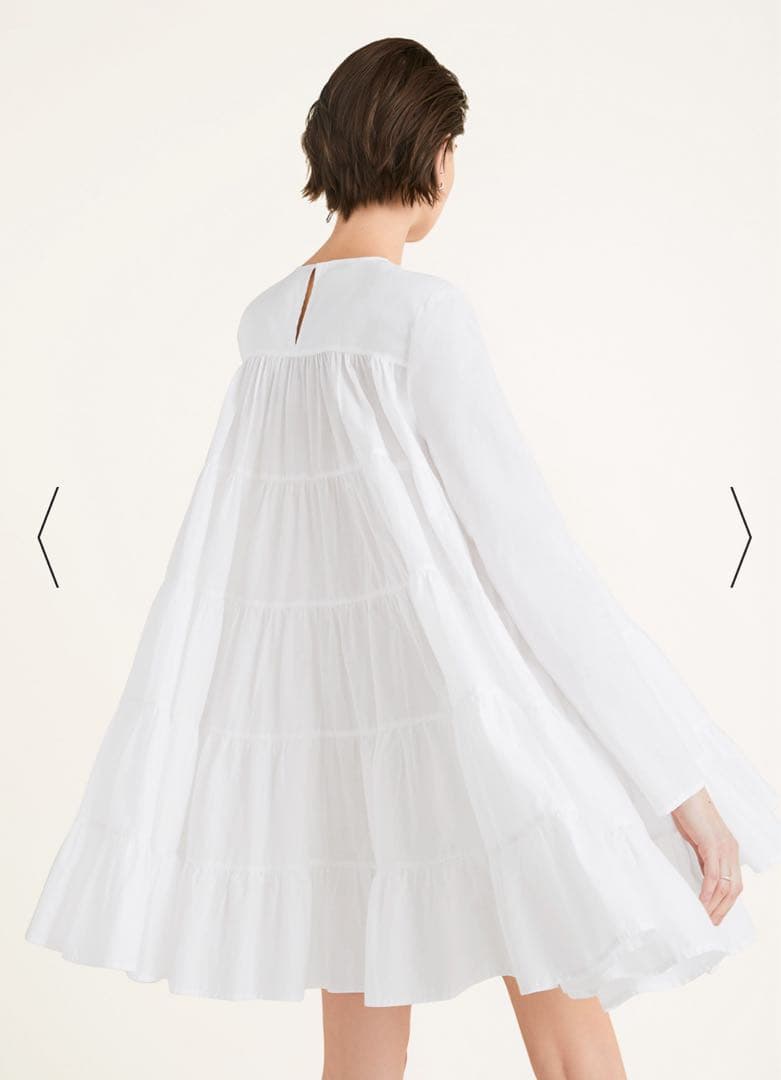 【美品】Merletteマーレット SOLIMAN ティアードワンピースXS