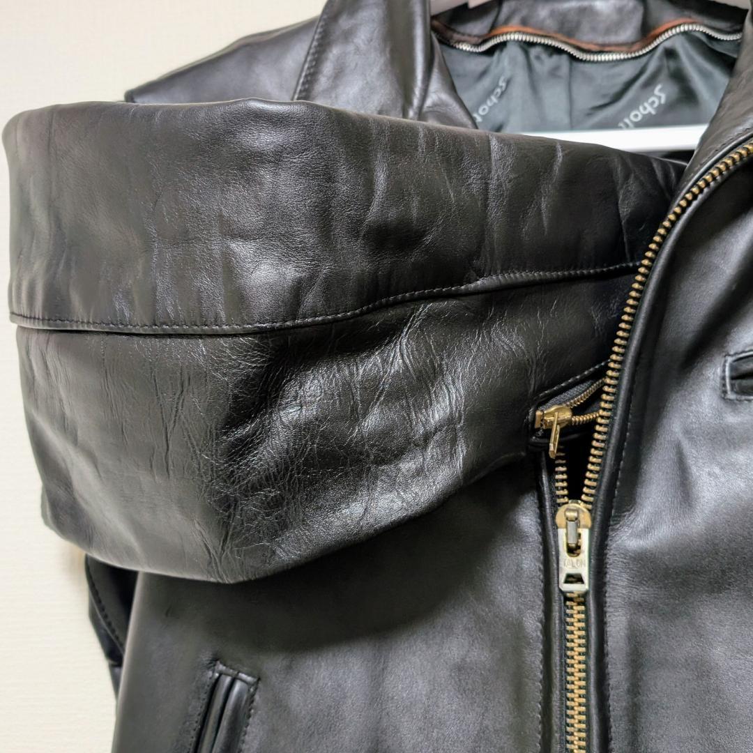 Schott 642 USA製 シングルライダース ジャケット 42 ライナー付