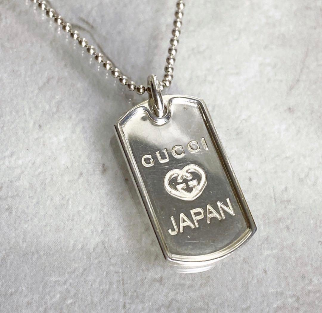 GUCCI 925 プレートネックレス