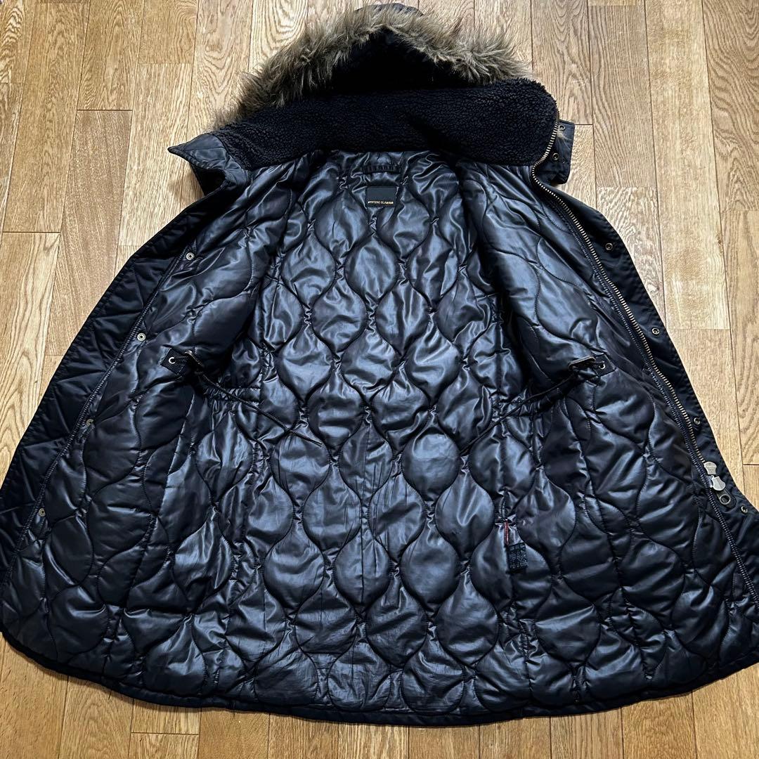 ヒステリックグラマー　N-3B ミリタリーコート　ワッペン付　プリマロフト