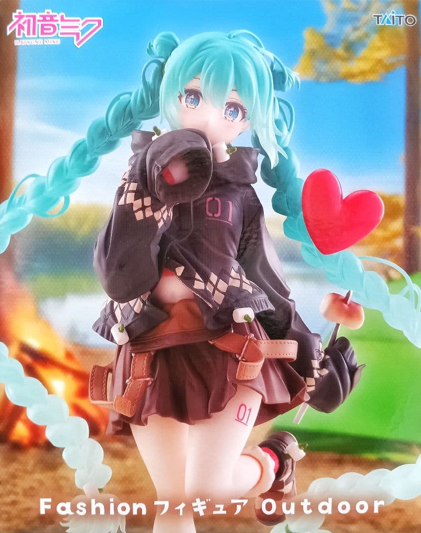 初音ミク フィギュア Fashion Outdoor 初音ミク×チロルチョコ