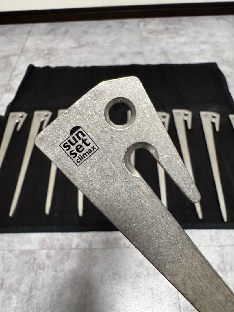 sunsetclimax peg 10本　収納ケース付き