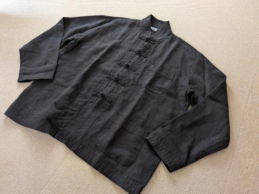 ファインクリーク シーワークス 長袖 チャイナ ジャケット ワーク シャツ 44