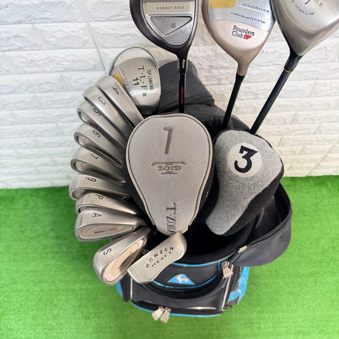 ゴルフセット　初心者応援　ゴルフセット　ラウンド仕様　打感良好　メンズ　右打ち