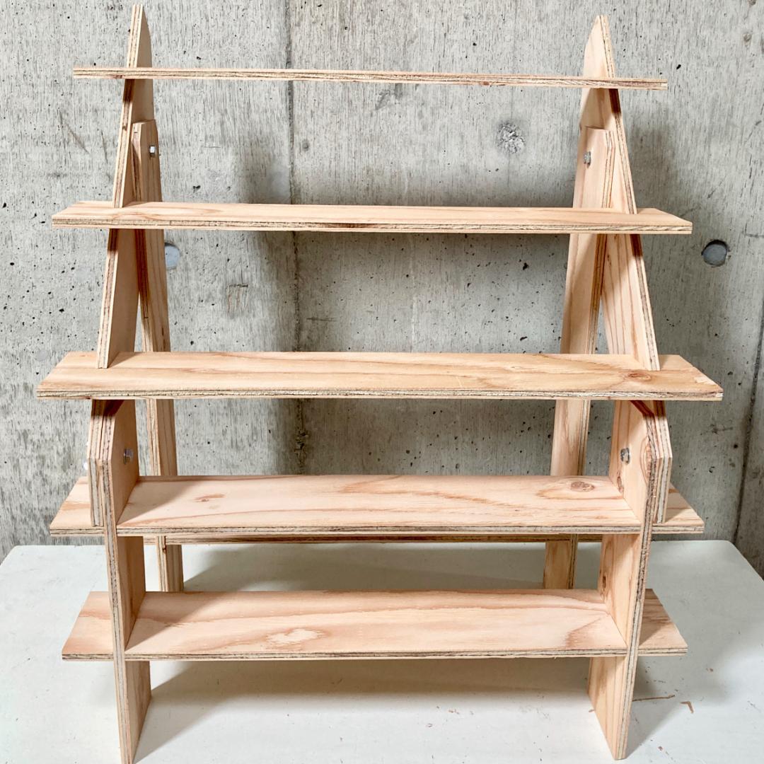 什器 ひな段スリム5段/背面1段/50幅/1台〈安価材〉イベント什器 店舗 什器