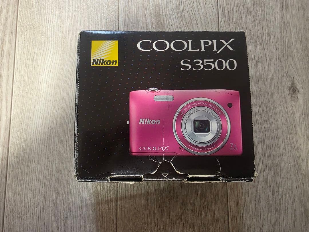 NikonデジタルカメラCOOLPIXS3500　アプリコットオレンジ