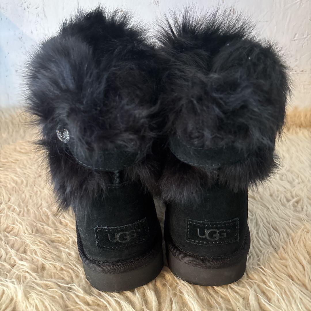 未使用品　UGG Valentina 'Black' ヴァレンティーナ　黒　25