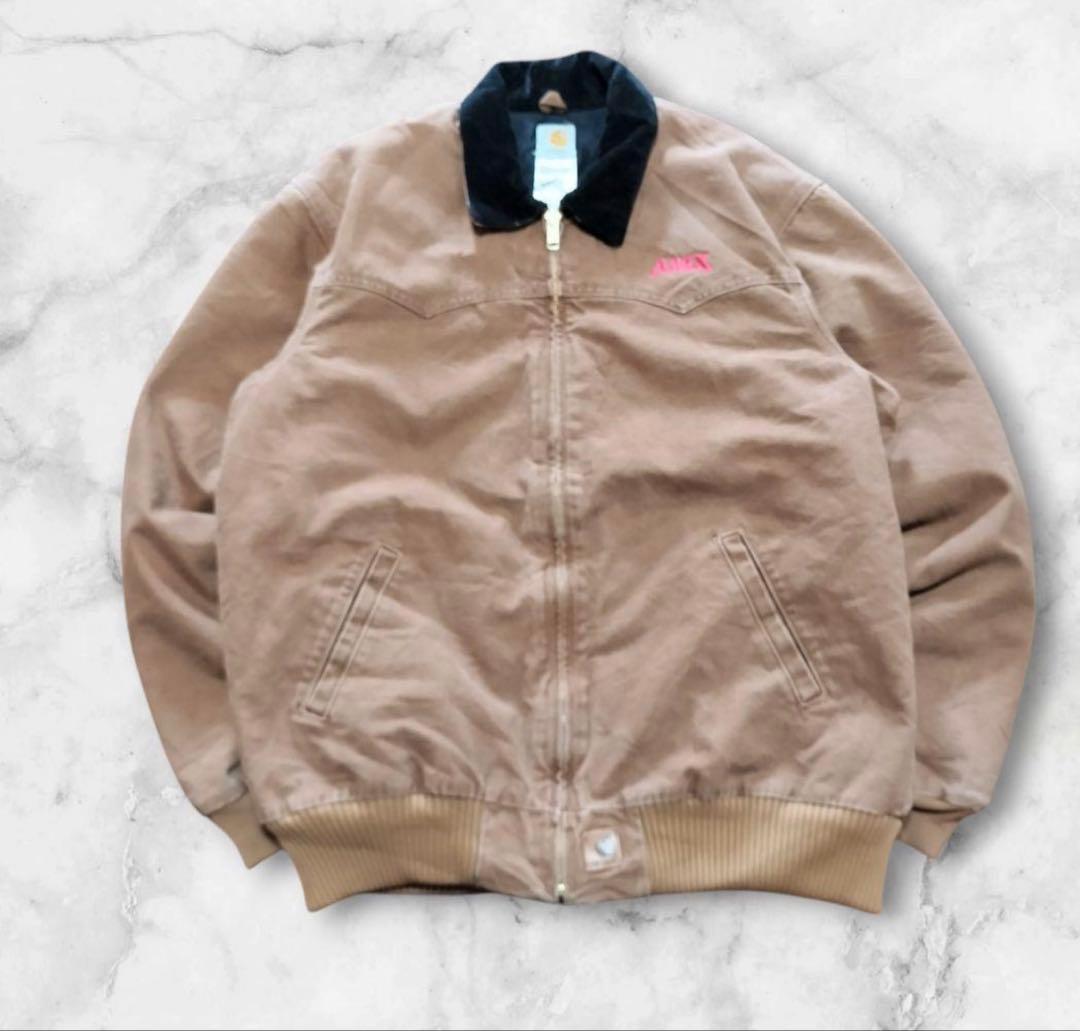 USA製 カーハート サンタフェジャケット XL 2010s ブラウン ダック地