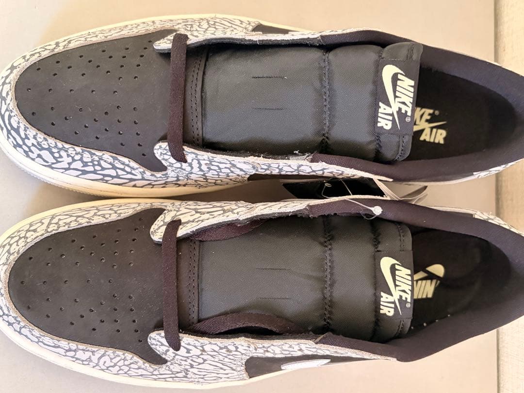 NIKE Air Force 1 レトロ ロー OG ブラックセメント