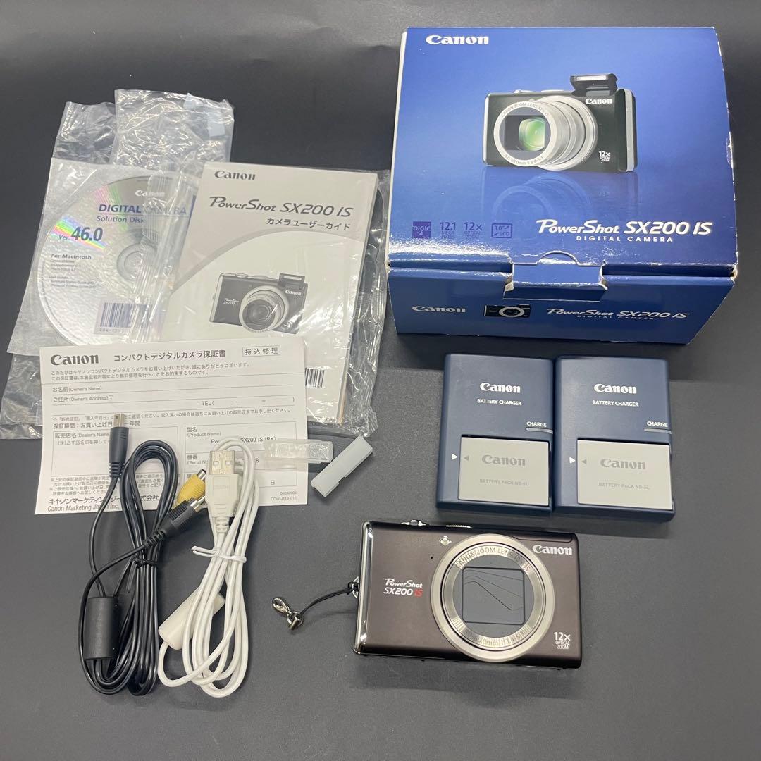 ◯Canon PowerShot SX200IS ブラック デジタルカメラ