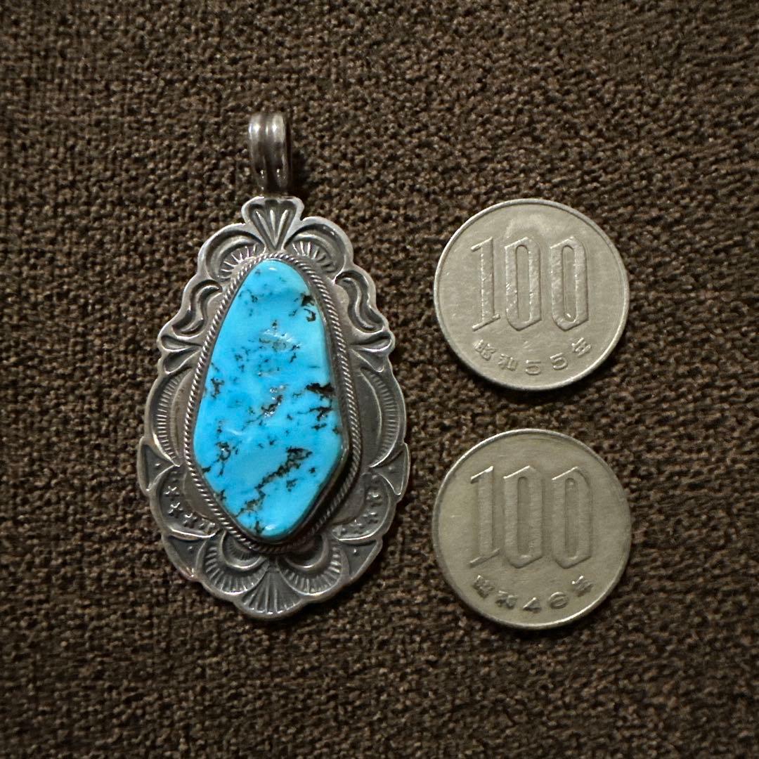 【特大】Gary Reeves ペンダントトップ ナバホ族　ゲーリーリーブス