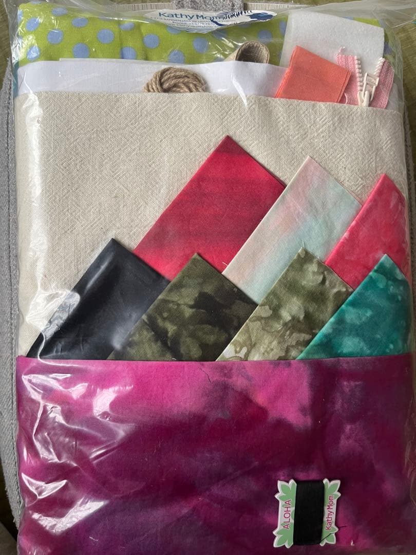 未開封　キャシーマム　ネコ&花　バッグ　キット