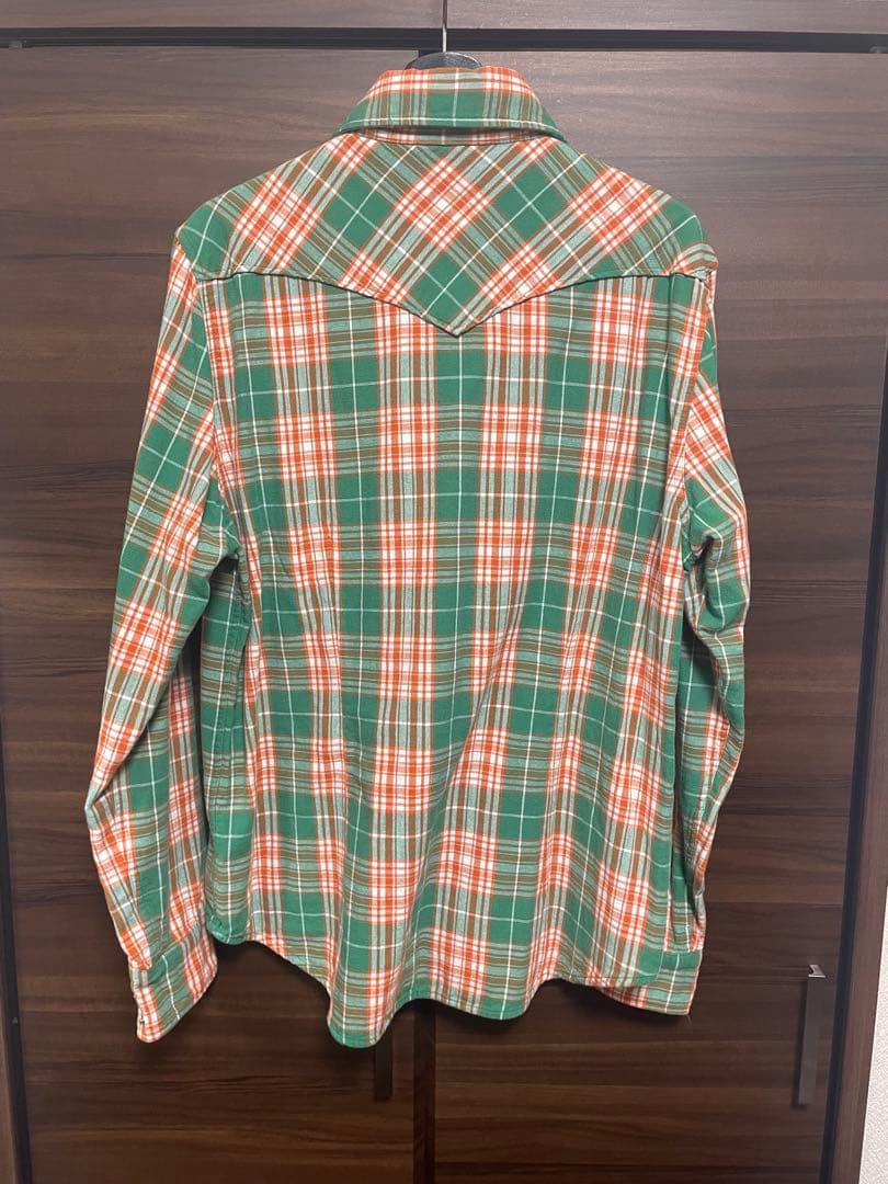 キムタク HERO TMT チェック シャツ オンブレ ダブルガーゼ