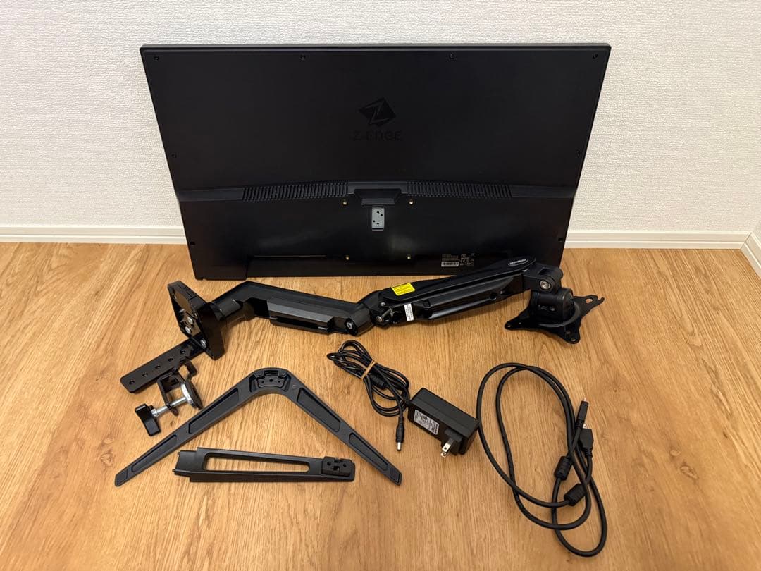 【モニターアーム付き】27インチ Z-EDGE フルHD モニター UG27PJ