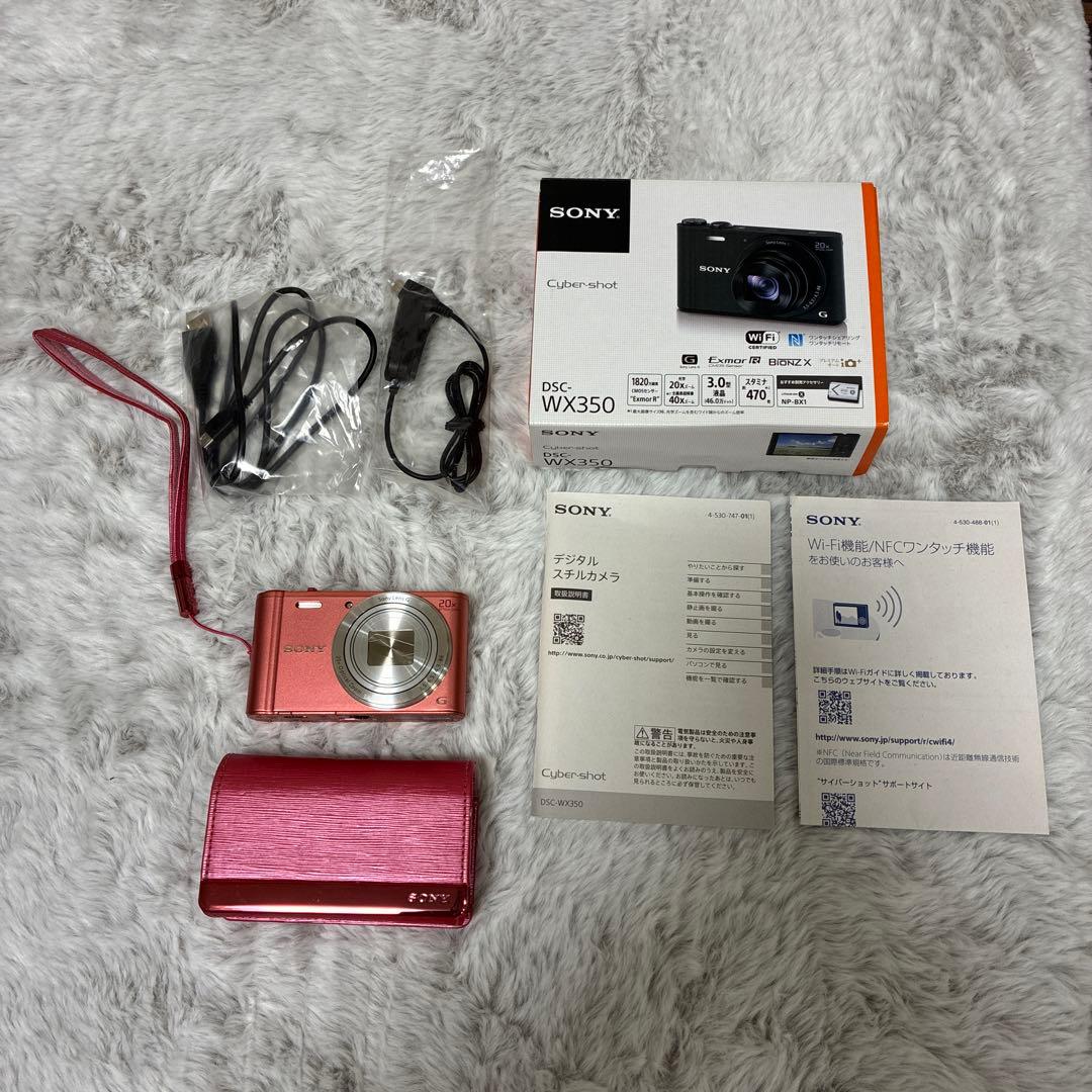 美品⭐︎SONY Cyber-shot DSC-WX350 ピンク