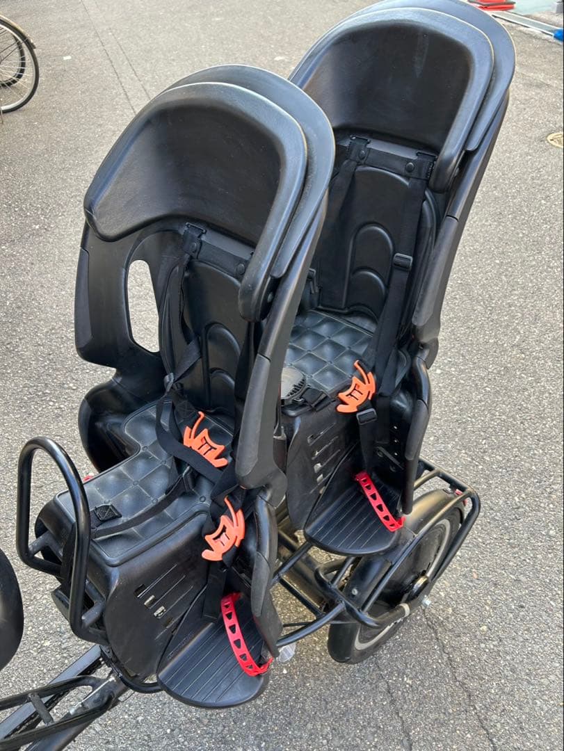 電動アシスト自転車 チャイルドシート2人乗り