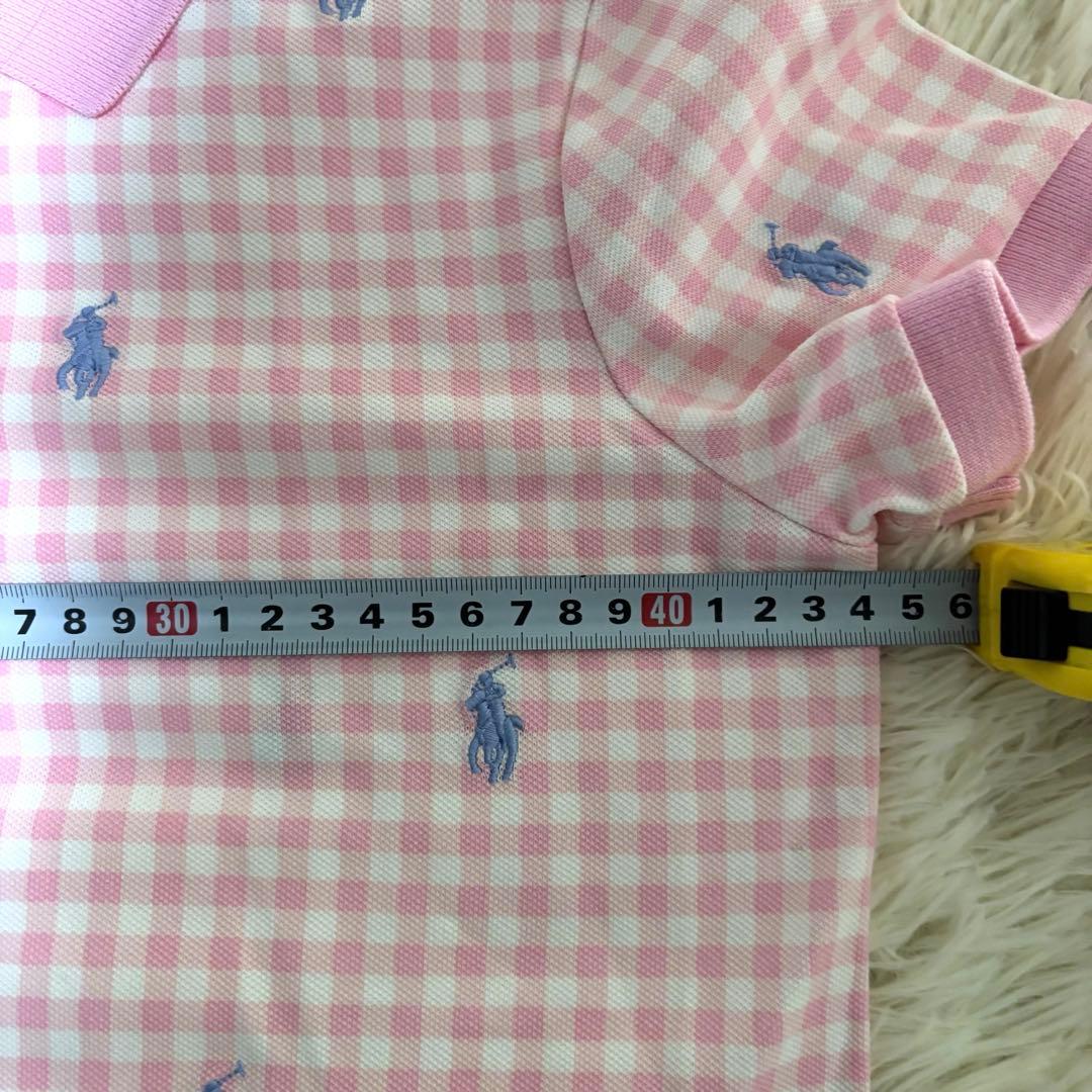 新品タグ付　ラルフローレン　160 XL ポロワンピース　ピンク