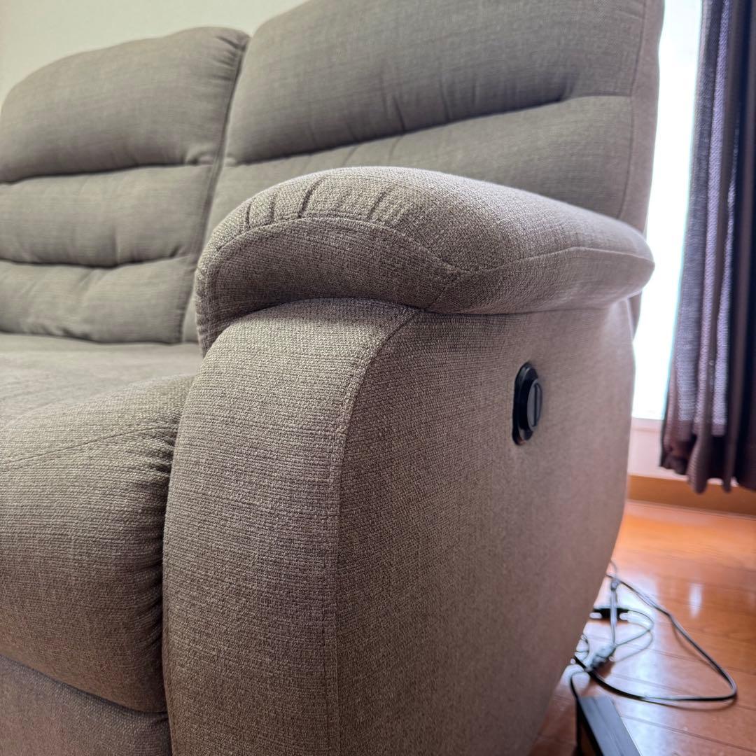 電動リクライニングソファ　2人掛け　ニトリ