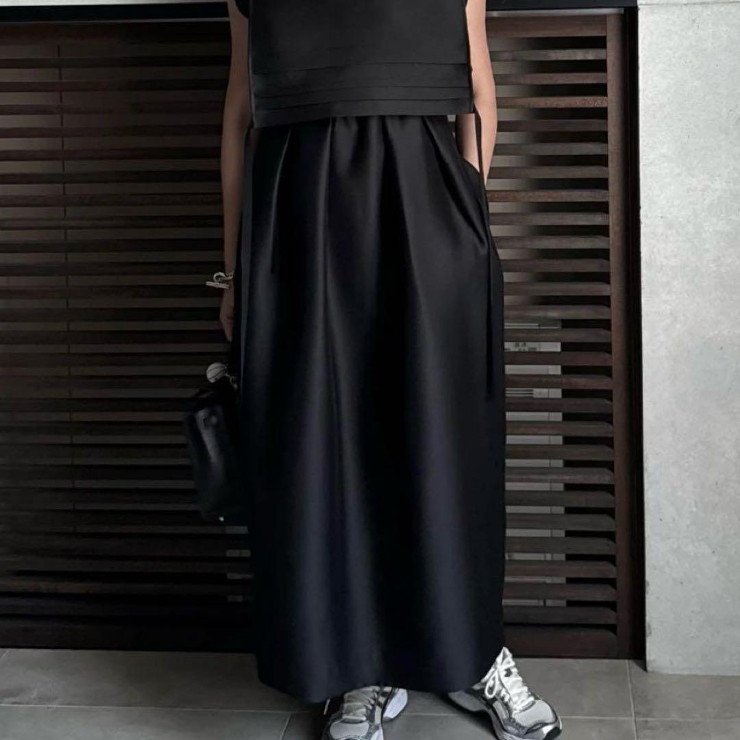 LOHEN ローヘン　ブライトダブルクロスバレルスカート