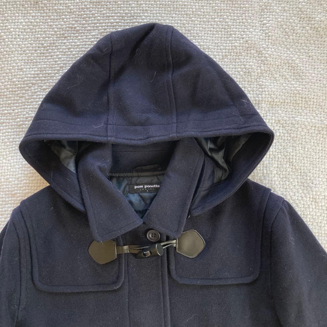 ポンポネットジュニア　160 ダッフルコート　スクールコート