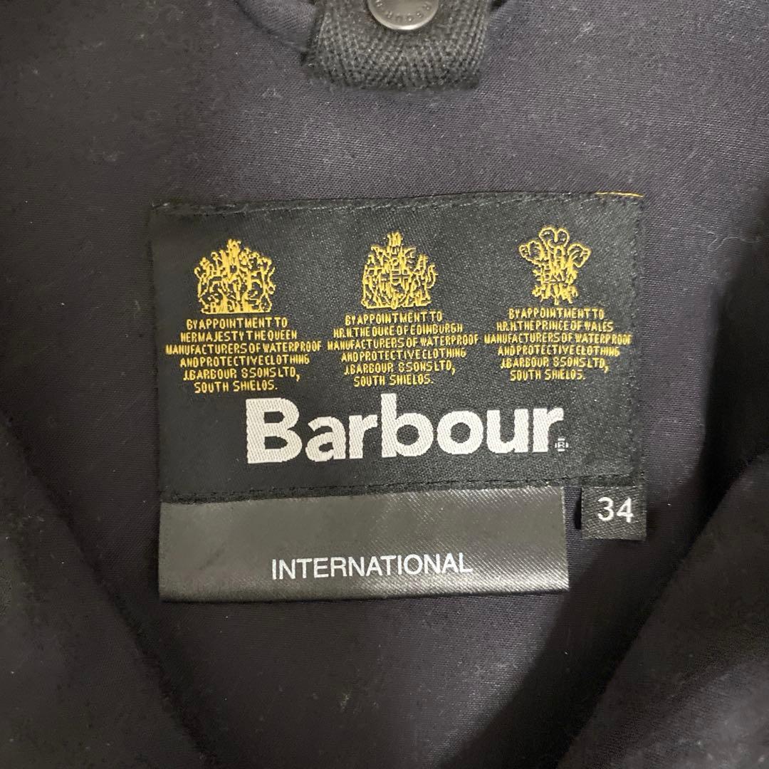 バブアー シップス別注 ピンストライプ オイルド モーターサイクル ジャケット