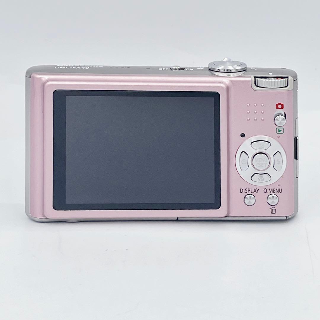 【美品】Panasonic LUMIX DMC-FX40 ピンク 箱/付属品完備