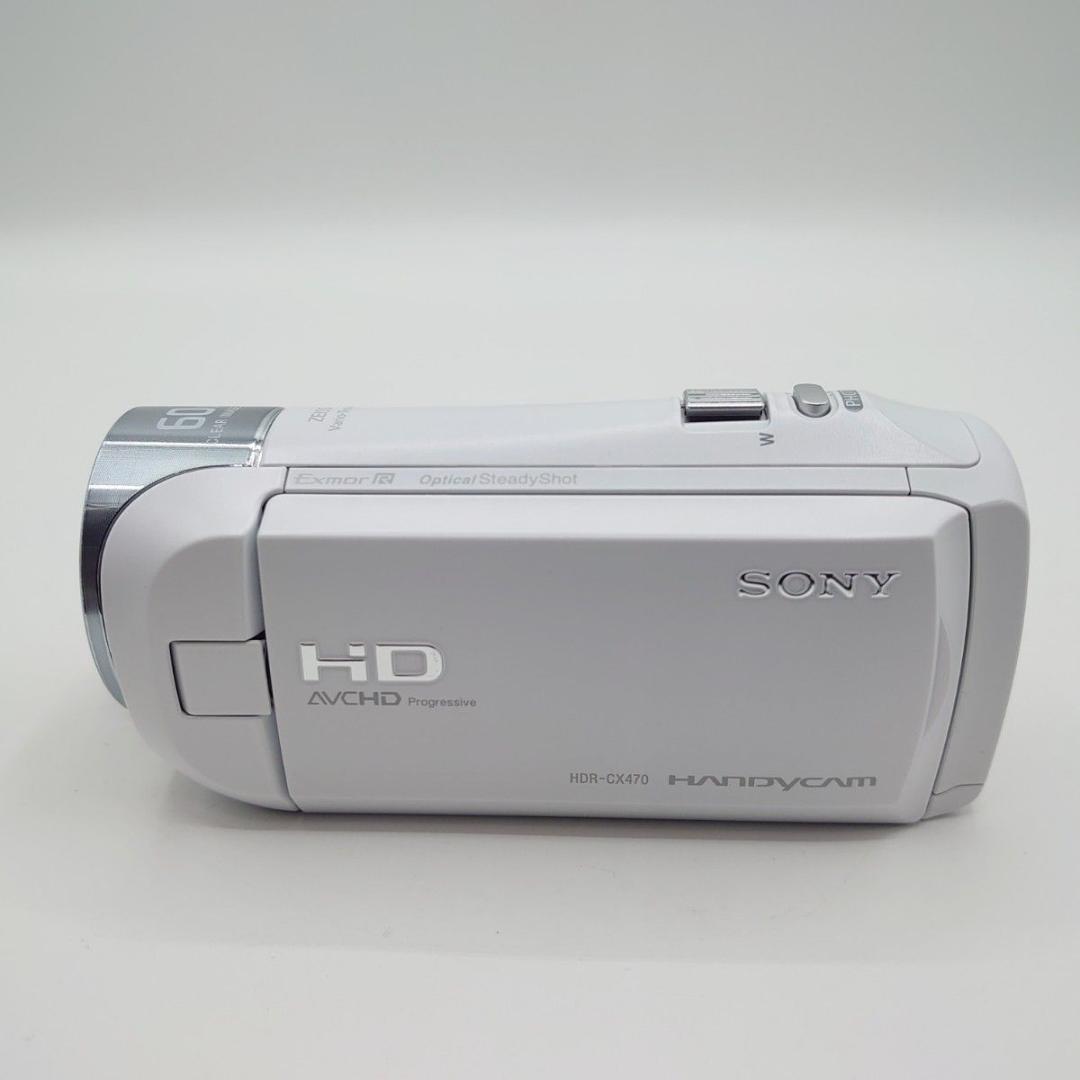 SONY ソニー ビデオカメラ Handycam HDR-CX470 ホワイト
