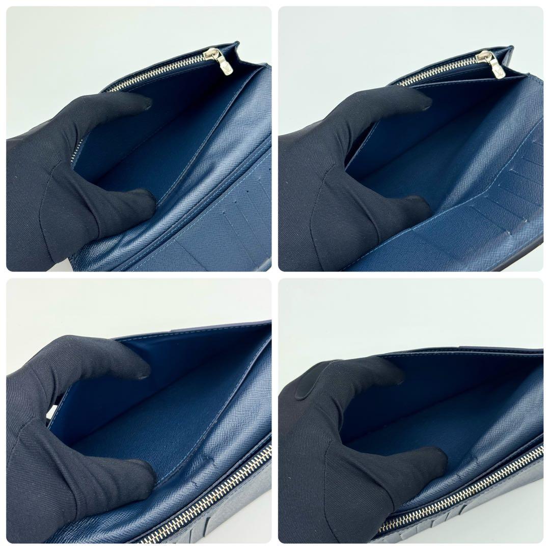 ヴィトン ポルトフォイユ ブラザ タイガ ネイビー