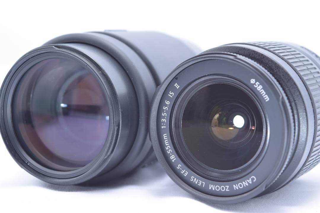 Canon EOS 60D デジタル一眼 レンズ2本付き　おまけ、バック付き!!