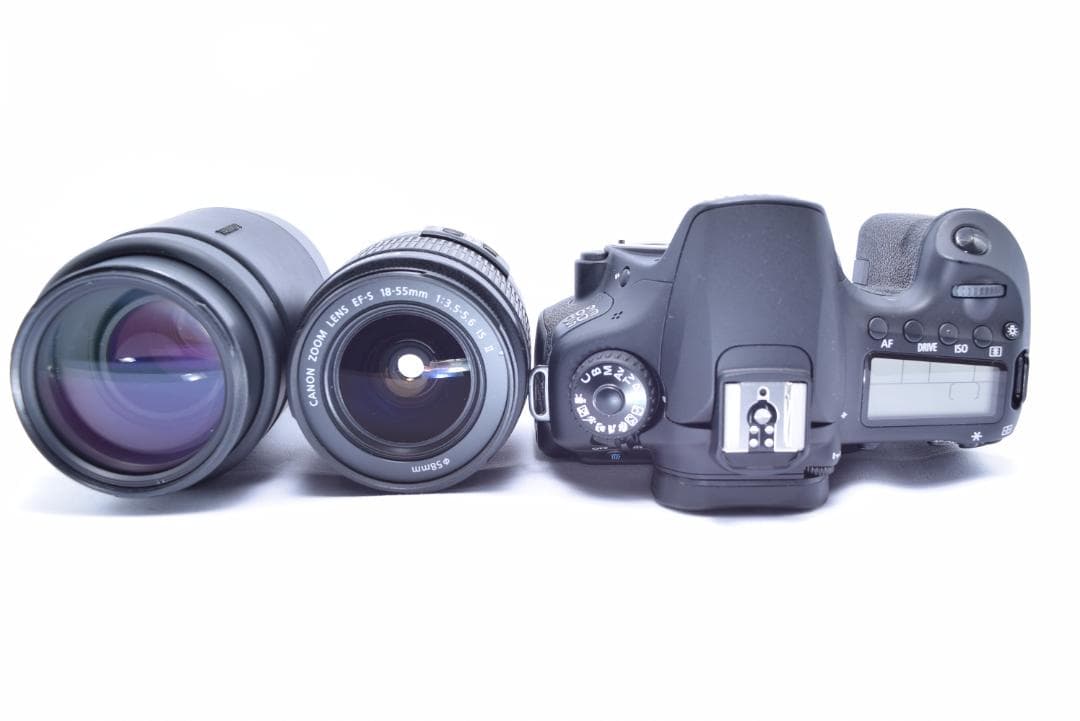 Canon EOS 60D デジタル一眼 レンズ2本付き　おまけ、バック付き!!