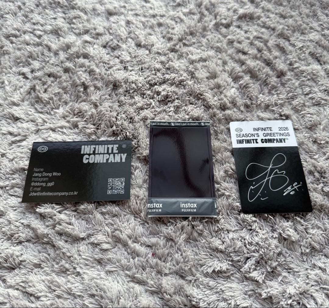INFINITE シーグリ 2026 ポラロイド写真 トレカ