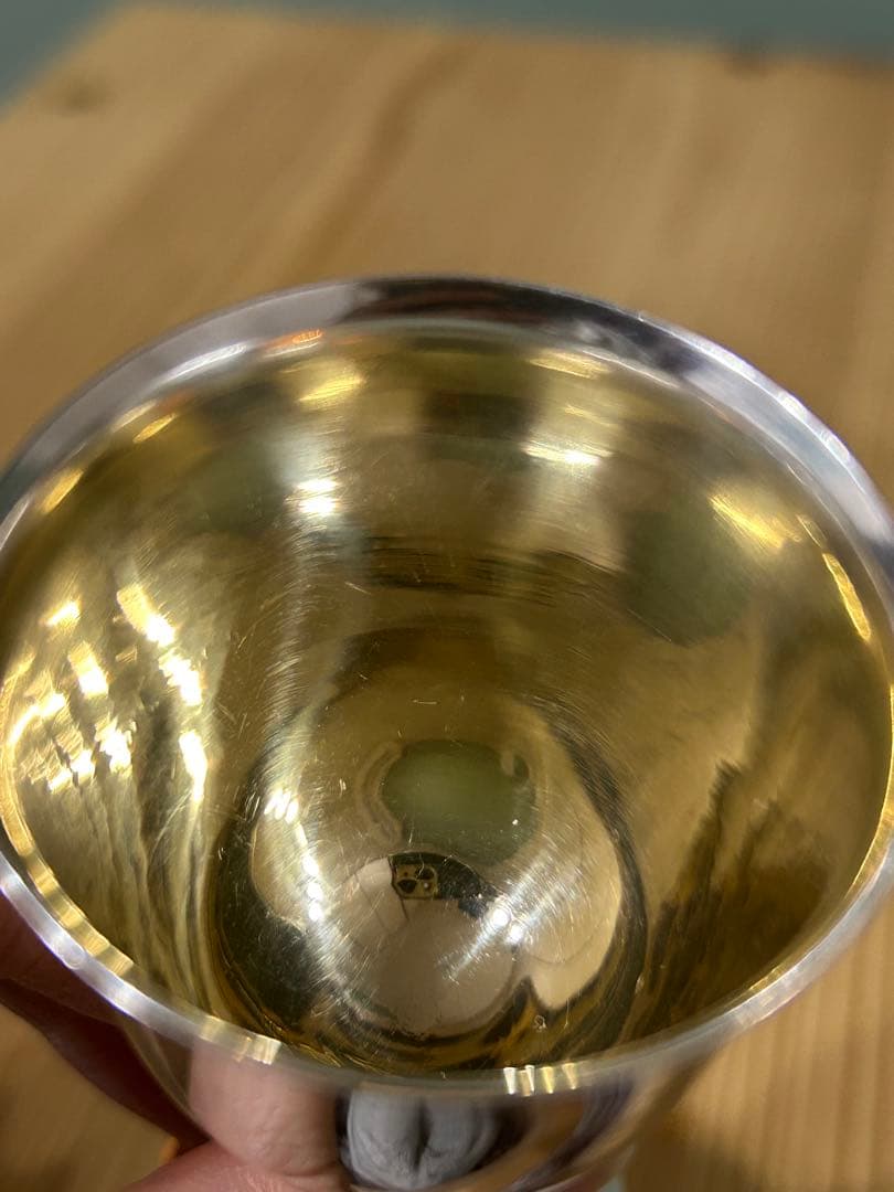 銀杯　アンティークグラス　純銀製