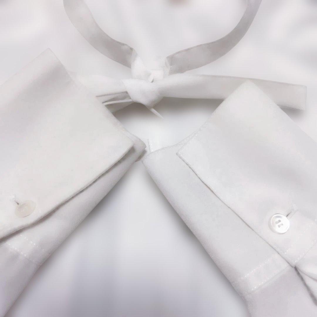 トゥモローランド ボールジィ Ballsey クリアデシン ボウタイ ブラウス