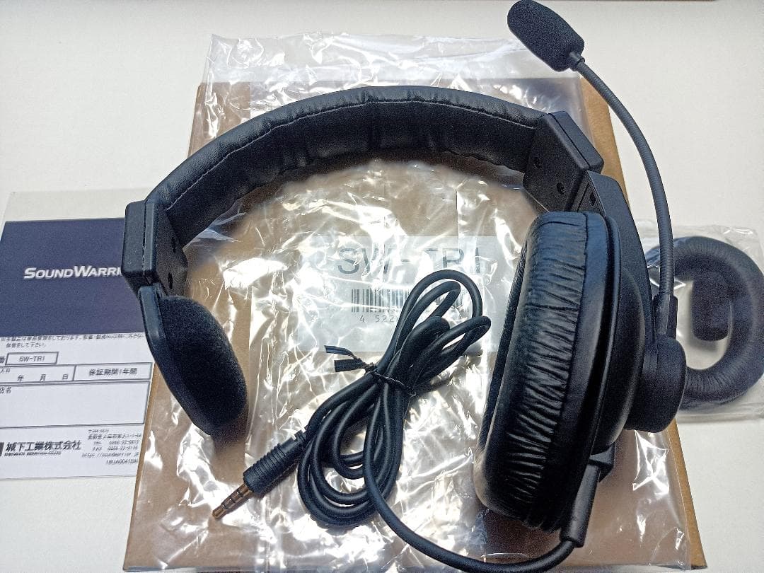 城下工業 SOUNDWARRIOR サウンドウォーリア ヘッドセットSW-TR1