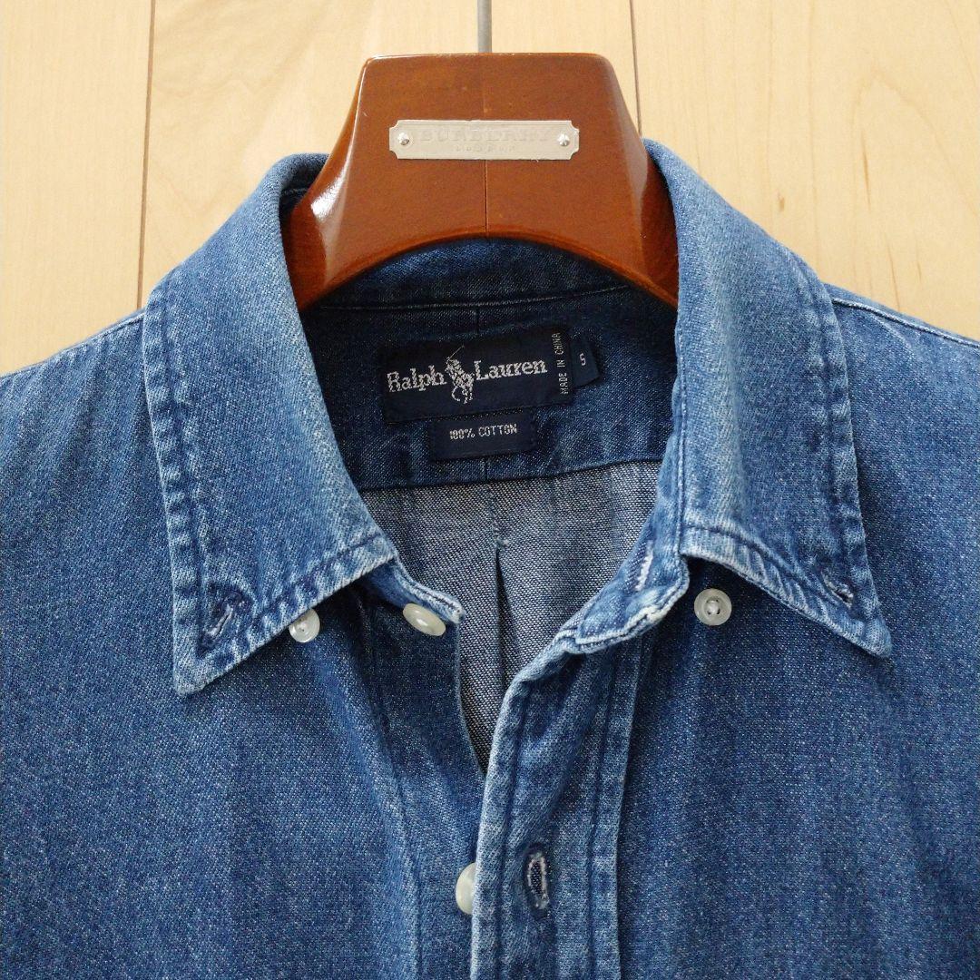 Ralph Lauren デニムブルー 長袖シャツ