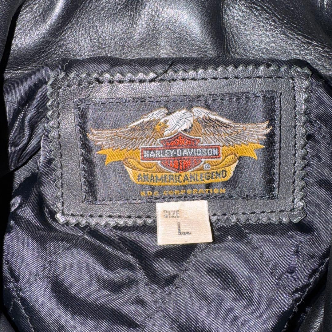 ハーレーダビッドソン　革ジャン　Lサイズ