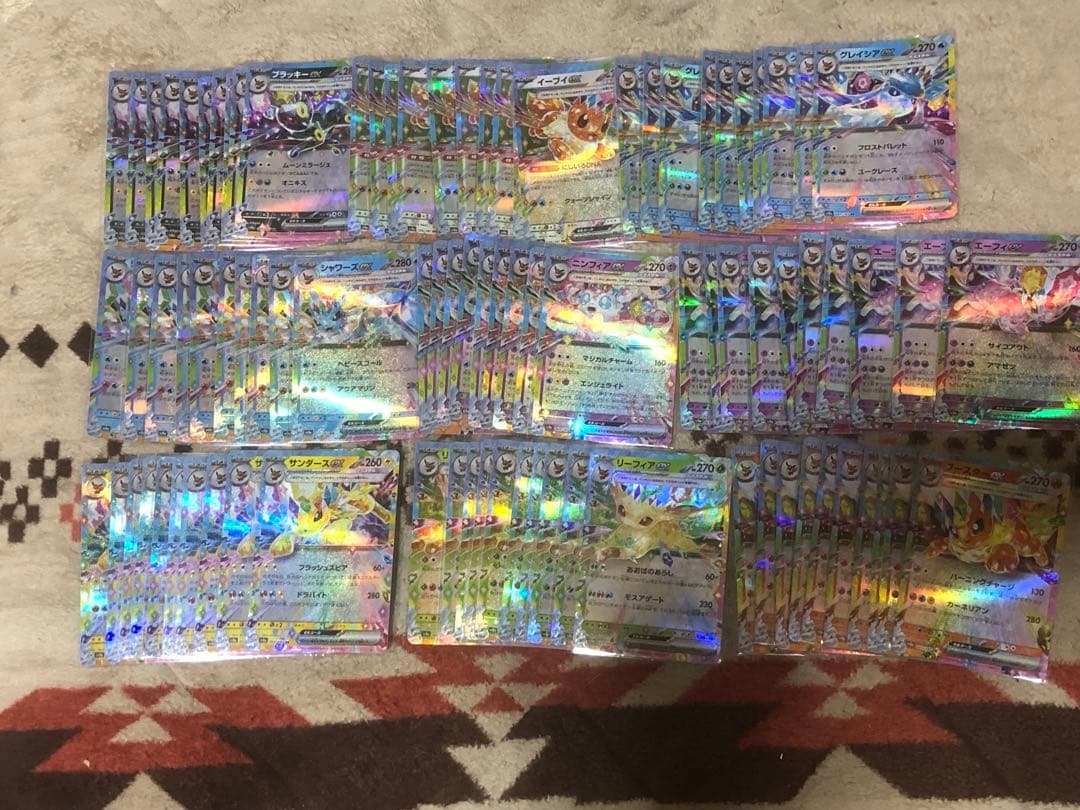 n*a様 ポケモンカード ブイズrr9種10セット