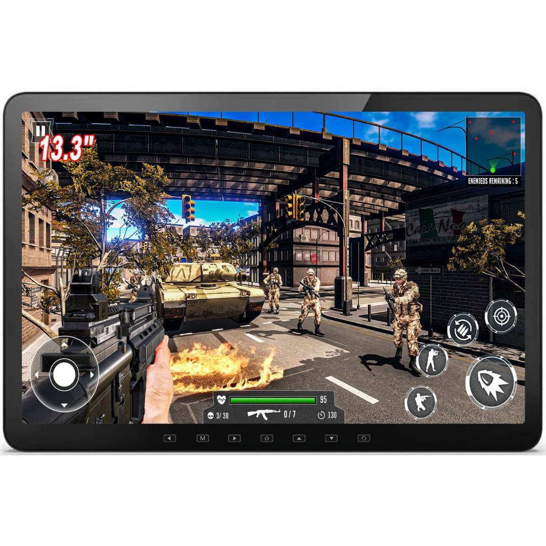 INTENAVI 13.3インチ 1080P リアモニター 車載モニター