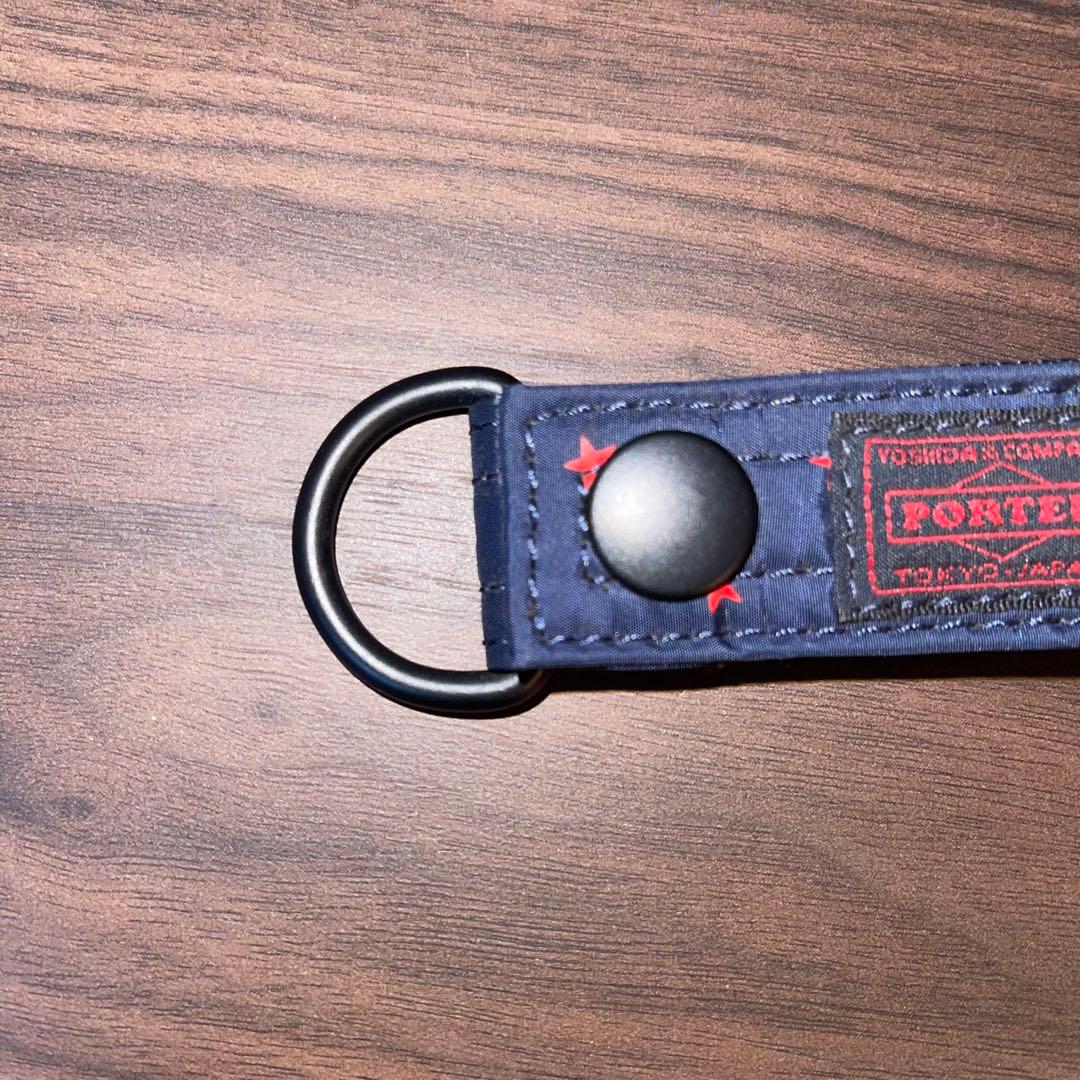 レア 未使用品 ★スター★ マスターネイビー ヘッドポーター キーホルダー